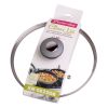Кришка скляна Kamille 20см з металевим обідком KM-0822GR Кришка скляна Kamille 20см з металевим обідком KM-0822GR