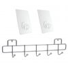 Гачки Besser 5шт 31.5х4.5х8.5см з кріпленням "SMART STICKER" KM-0168