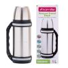 Термос Kamille 1000ml. из нержавеющей стали с ручкой и ремешком KM-2090
