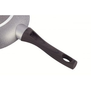 Сковорода Kamille 26см с антипригарным покрытием Grey marble из алюминия для индукции и газа KM-4117