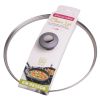 Кришка скляна Kamille 26см з металевим обідком KM-0825GR Кришка скляна Kamille 26см з металевим обідком KM-0825GR
