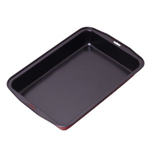 Форма для запікання Kamille 37.5 * 26 * 5 см з гратами для гриля KM-6001