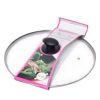 Кришка скляна Kamille 30см з металевим обідком KM-0650L Кришка скляна Kamille 30см з металевим обідком KM-0650L