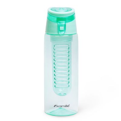 Спортивна пляшка для води Kamille Бірюзовий 660ml із пластику KM-2303BR