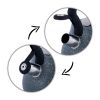 Чайник Kamille Сірий 2,7л з нержавіючої сталі зі свистком і нейлонової ручкою KM-1091