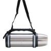 Термос Kamille 1500ml. из нержавеющей стали с ручкой и ремешком KM-2091