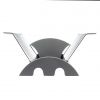 Сушарка для посуду Kamille 41,5 * 26 * 11,5 см з піддоном KM-0769A