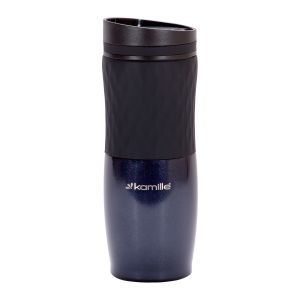 Термокружка Kamille Серый 500ml. из нержавеющей стали с TPR вставкой KM-2047 Термокружка Kamille Серый 500ml. из нержавеющей стали с TPR вставкой KM-2047