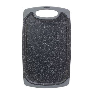 Дошка обробна Kamille 14.5х25х0.8см пластикова (сірий мармур) KM-10057A