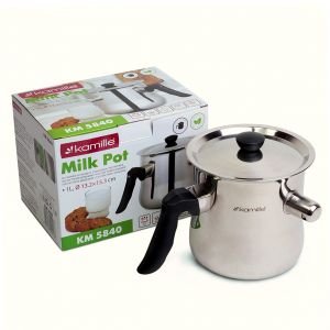 Молоковарка Kamille зі свистком 1 л kamille KM-5840 Молоковарка Kamille зі свистком 1 л kamille KM-5840