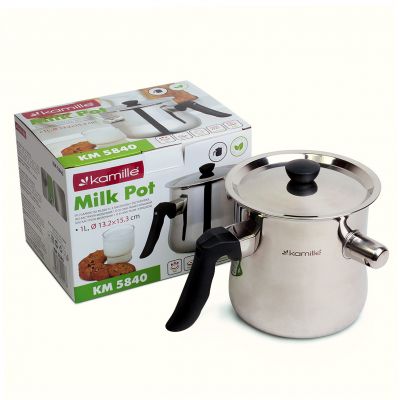 Молоковарка Kamille зі свистком 1 л kamille KM-5840