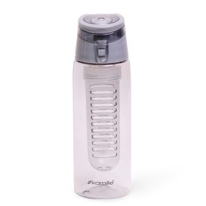 Спортивна пляшка для води Kamille Сірий 660ml із пластику KM-2303SR