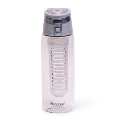 Спортивна пляшка для води Kamille Сірий 660ml із пластику KM-2303SR