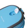 Ланч бокс обідній подвійний Kamille Блакитний 1800мл KM-2109GL
