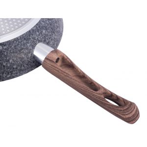 Сковорода Kamille 28см с антипригарным покрытием PTFE из алюминия для индукции и газа KM-4163