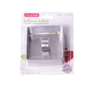 Форма Kamille для викладки / вирубки квадратна 8х8х4.5см з кришкою KM-7770 Форма Kamille для викладки / вирубки квадратна 8х8х4.5см з кришкою KM-7770