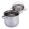 Каструля-фритюрниця Kamille Ø18 * 15см 3,5л з нержавіючої сталі KM-5852
