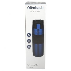 Термокружка Ofenbach черный 480мл из нержавеющей стали KM-101300