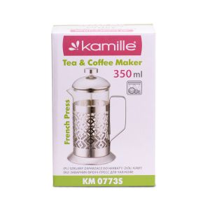 Заварник френч-прес Kamille 350мл для чаю та кави KM-0773S