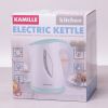 Чайник електричний Kamille 1.7л пластиковий (білий з бірюзовим) KM-1717B