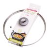 Кришка скляна Kamille 24см з металевим обідком KM-0824GR Кришка скляна Kamille 24см з металевим обідком KM-0824GR