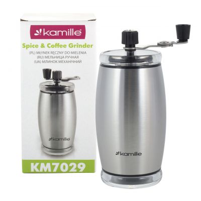 Кавомолка Kamille ручна (механічна) Ø42 * 34 * 36.5см KM-7029