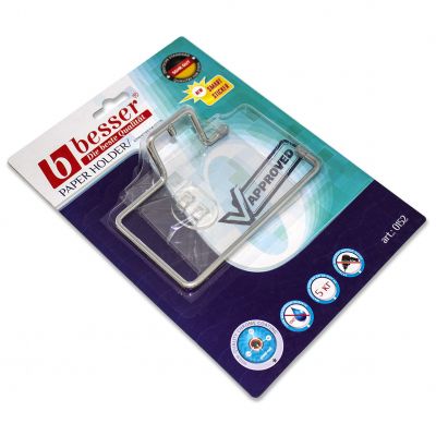 Паперотримач Besser універсальний 13х7.5х3.5см з кріпленням "SMART STICKER" KM-0152