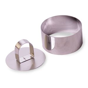 Форма Kamille для викладки / вирубки кругла 7.5х4.5см з кришкою KM-7771
