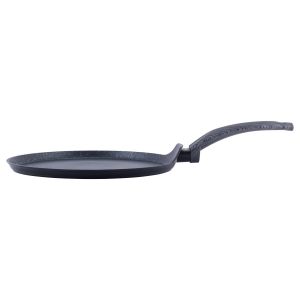Сковорода Kamille блинная 28см с антипригарным покрытием Black marble из алюминия  для индукции и газа KM-4128