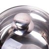 Ківш з кришкою Kamille 2.1л з нержавіючої сталі для індукції і газу KM-4021S
