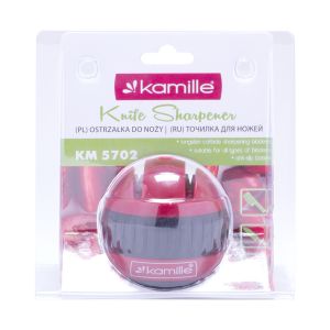 Точилка для ножів Kamille 6 * 6 * 6.5см з присоскою KM-5702