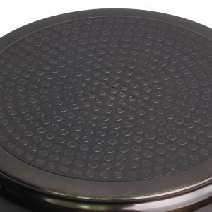 Каструля з кришкою Kamille 4.0л з алюмінію з антипригарним покриттям Black marble і KM-4108