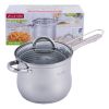 Каструля-фритюрниця Kamille Ø18 * 15см 3,5л з нержавіючої сталі KM-5852 Каструля-фритюрниця Kamille Ø18 * 15см 3,5л з нержавіючої сталі KM-5852